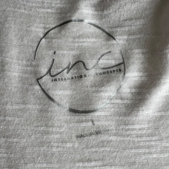 INC International Concepts White Ruffle Front Blouse With Rhinestone Buttons NWT - Picture 11 of 11